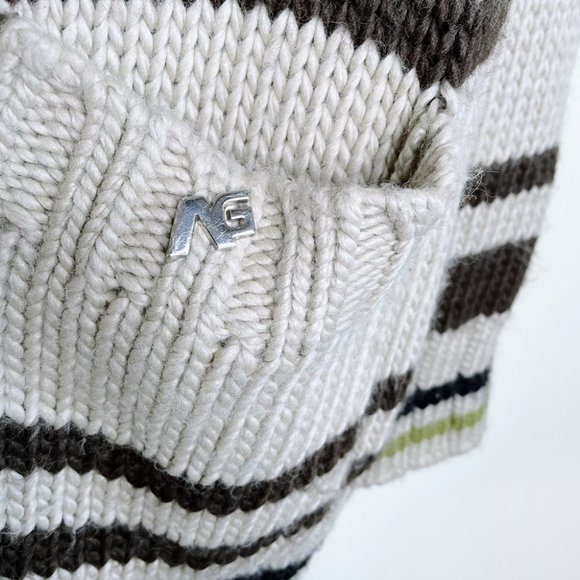 ⚡️SOLD⚡️ analog by burton knit wool blend indian chief cardigan with patch - Picture 5 of 7